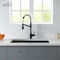 Kibi Largo Single Handle Pull Down Kitchen Sink Faucet KKF2006MB - alternate 8